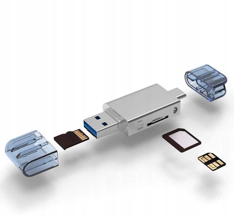 

Czytnik Kart Nm Nano MicroSD na Usb 3.0 Usb-c 3.1