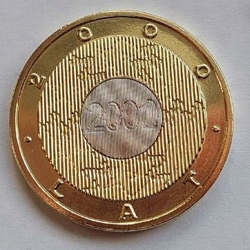 MONETA 2zł ROK 2000 - 2000r.