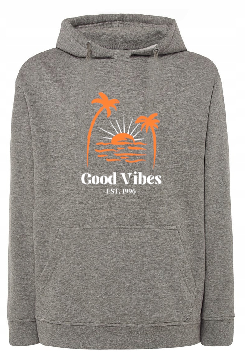 Pánská mikina s potiskem Palmy Slunce r.XS