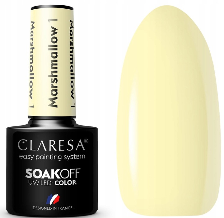 

Claresa Lakier Hybrydowy Marshmallow 1 Żółty