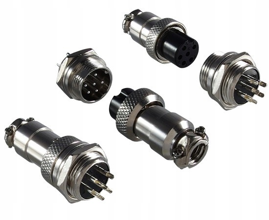 

Złącze Wtyk/gniazdo 6-PIN Cb Metalowe