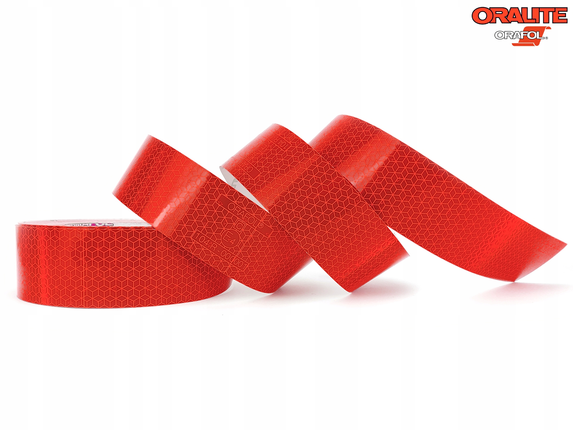 CZERWONA TAŚMA ODBLASKOWA ORALITE - REFLEXITE Marka Inna