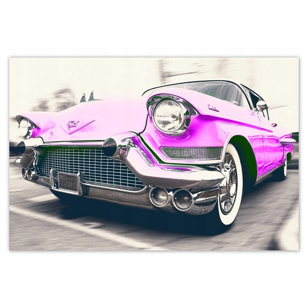 

Plakaty 60x40 Różowy Cadillac