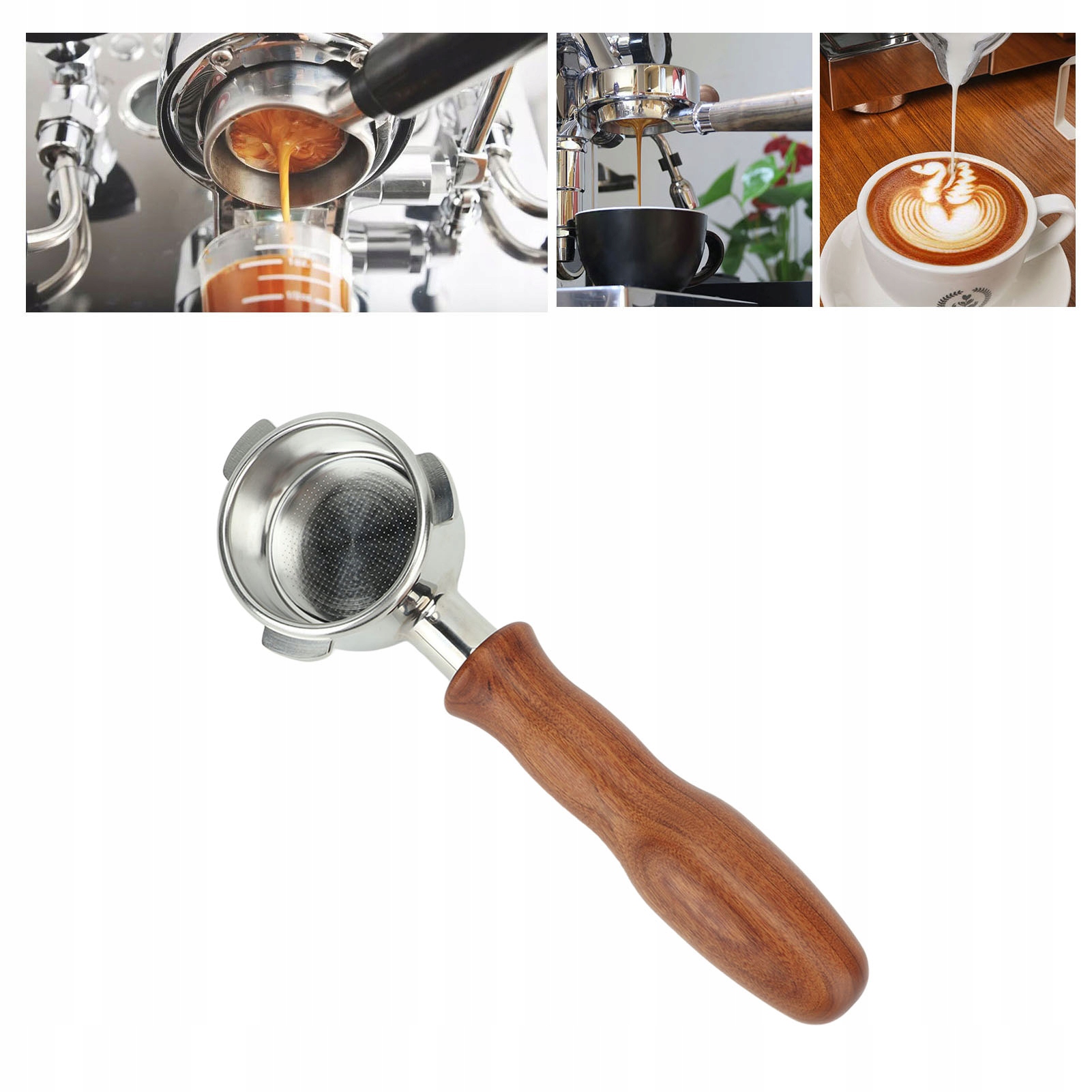 Kolba Portafilter 54mm do Sage Breville Uchwyt do Kawy Stal Nierdzewna Inox