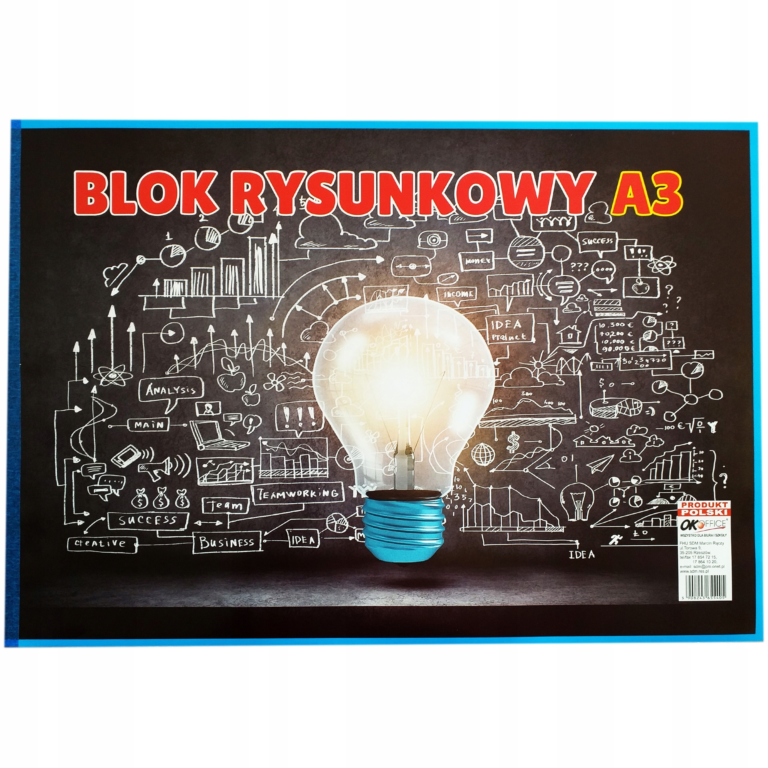 

Blok Rysunkowy A3 1sztuka polski producent