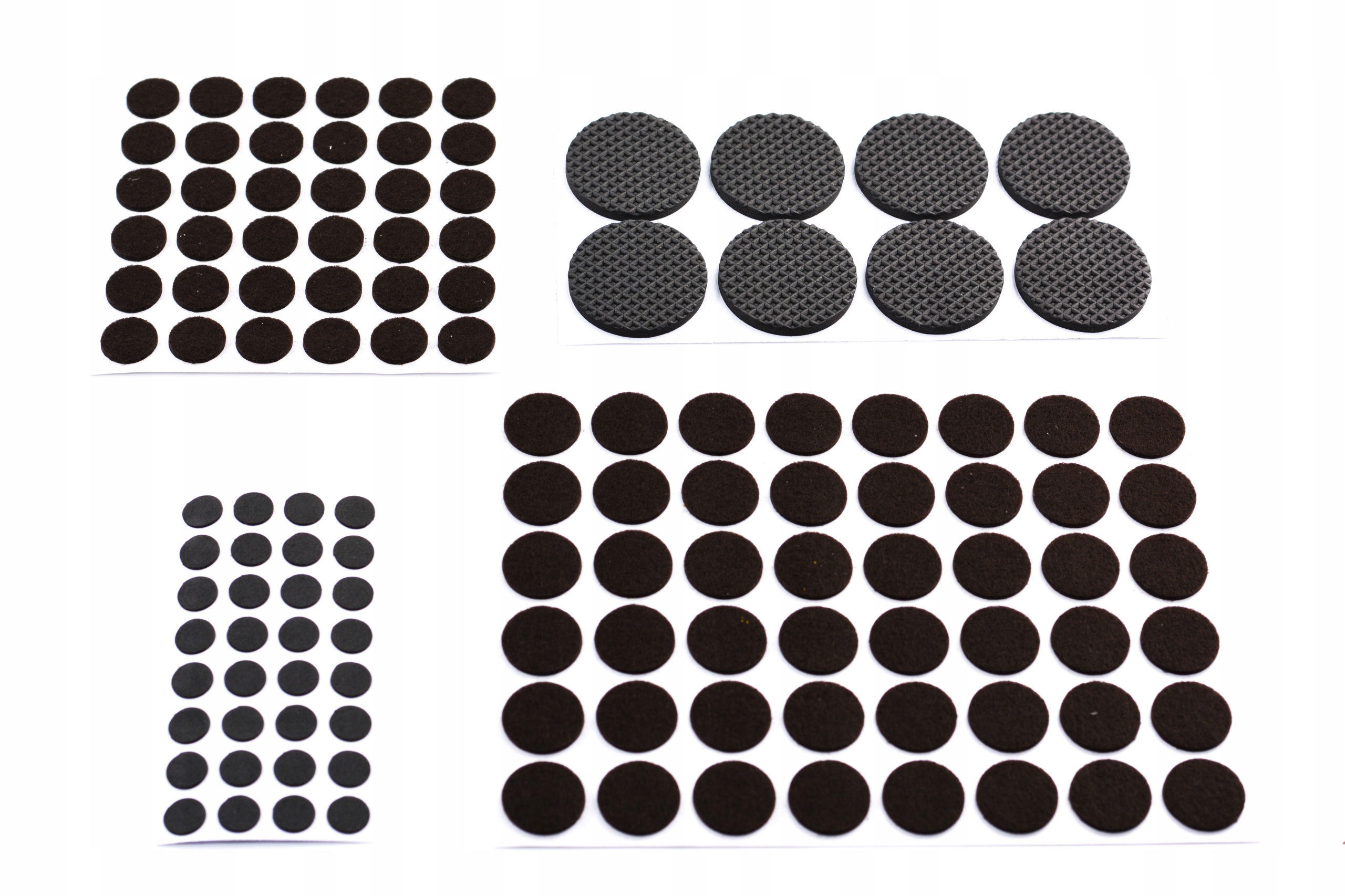 PODKŁADKI POD MEBLE KRZESŁA FILCOWE PIANKOWE 125 Szerokość produktu 3.8 cm