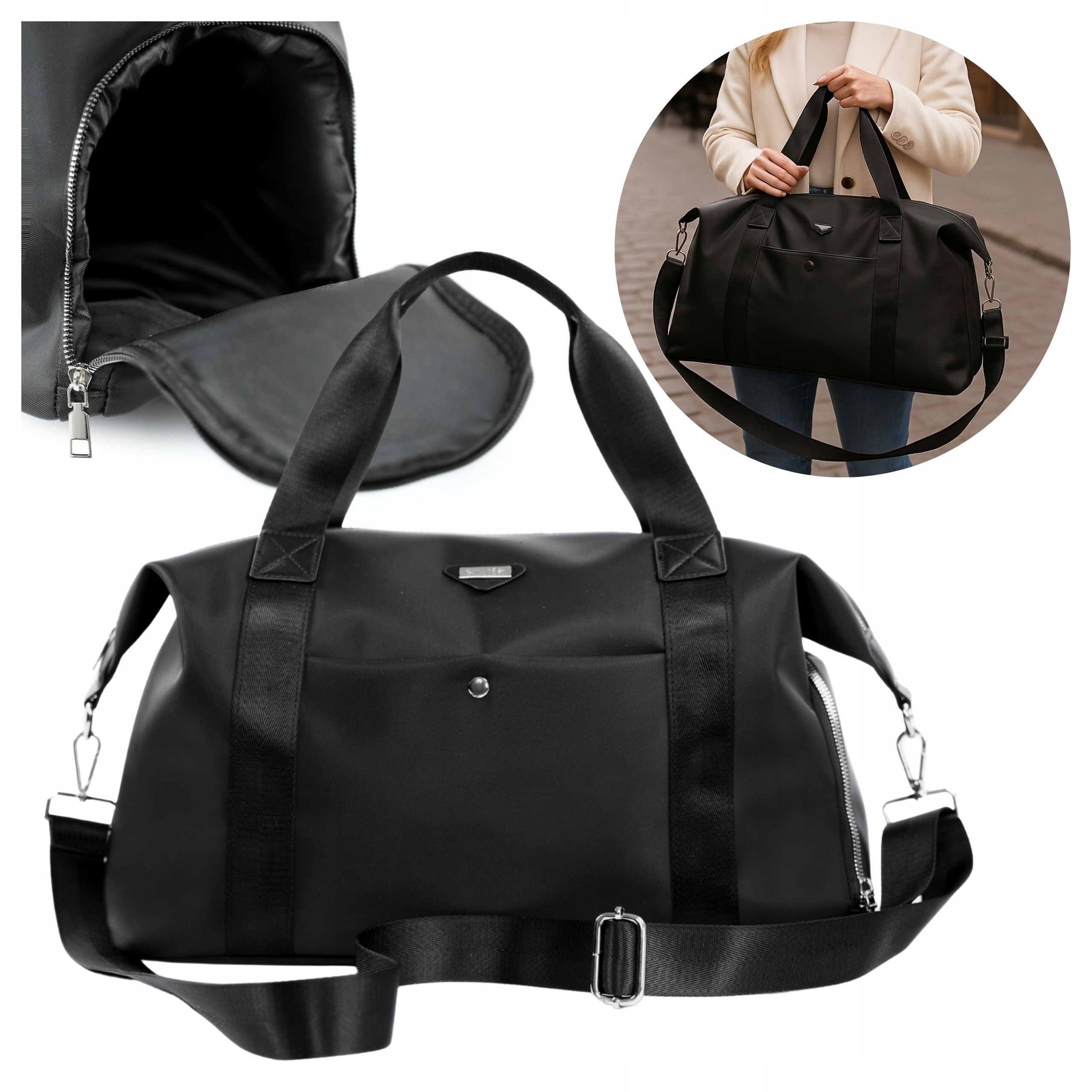 Víkendová cestovní taška Velká příruční zavazadlo do posilovny Solier