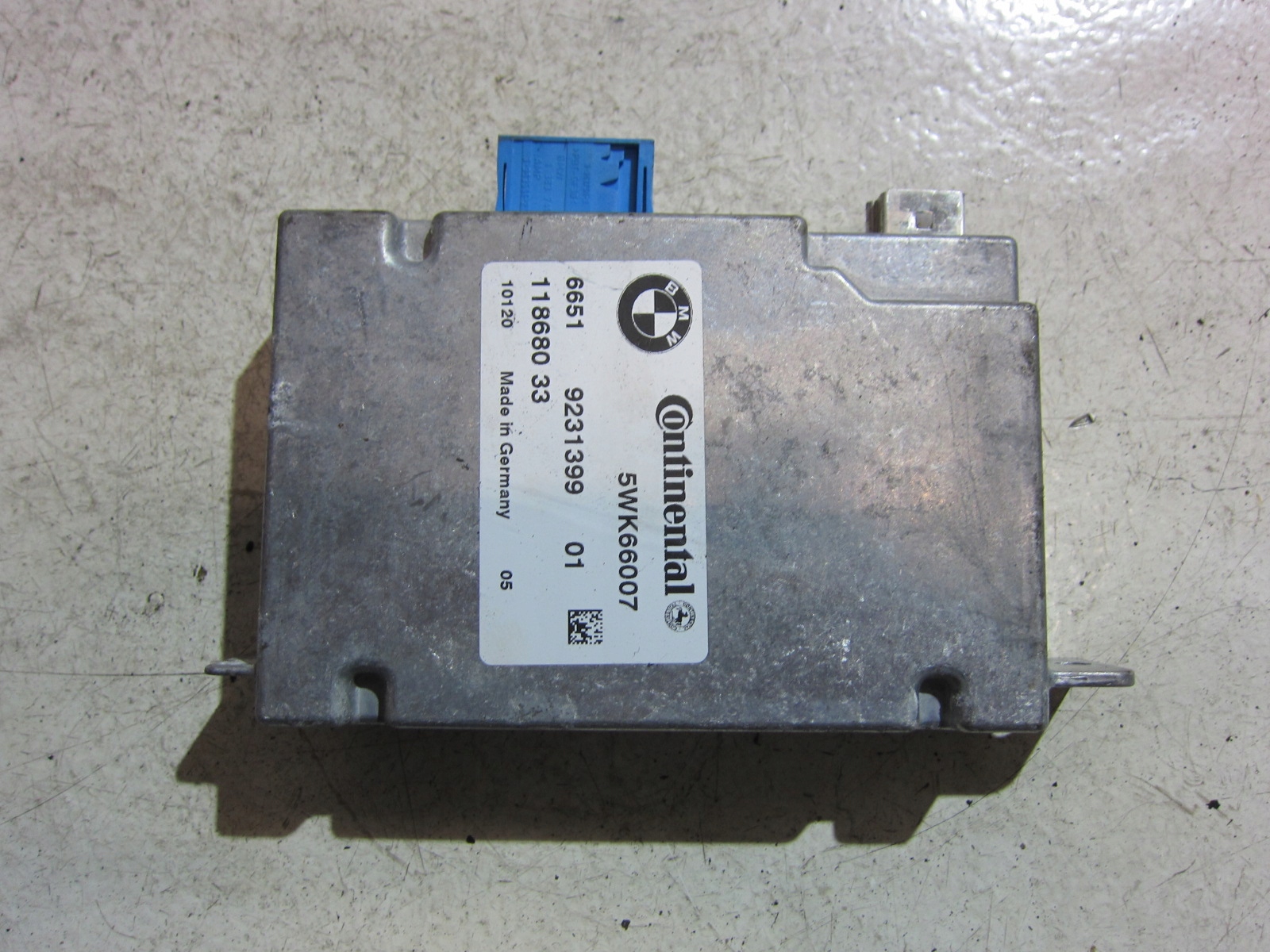 module control unit KAMERY BMW F01 F10 750i 9231399