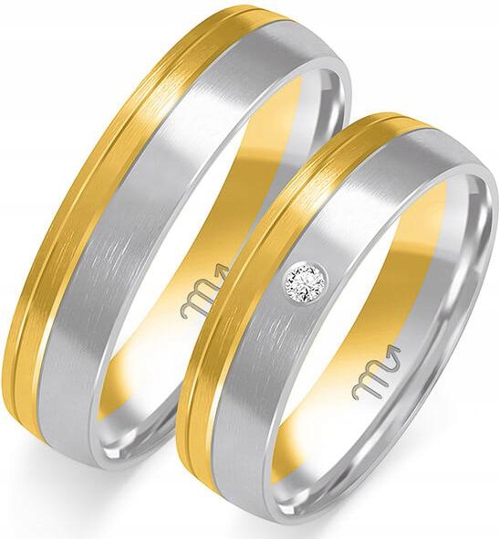 Pánské snubní prsteny pro pár pro ženy 585, velikost 29 30 31, módní svatební kolekce 14k
