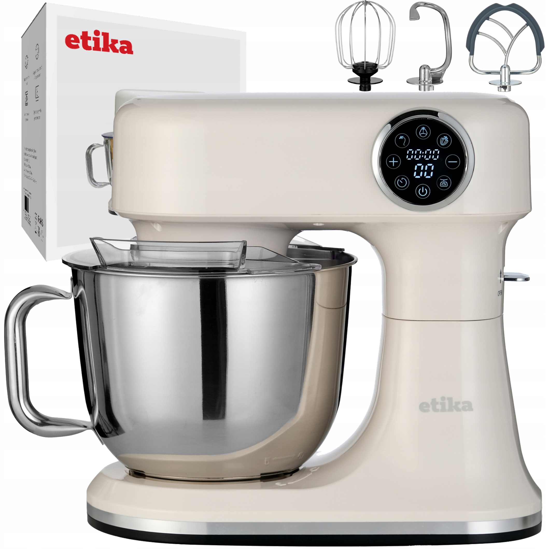 Planetární Kuchyňský Mixér S Kovovou Mísou 3000 W, Profesionální Váha