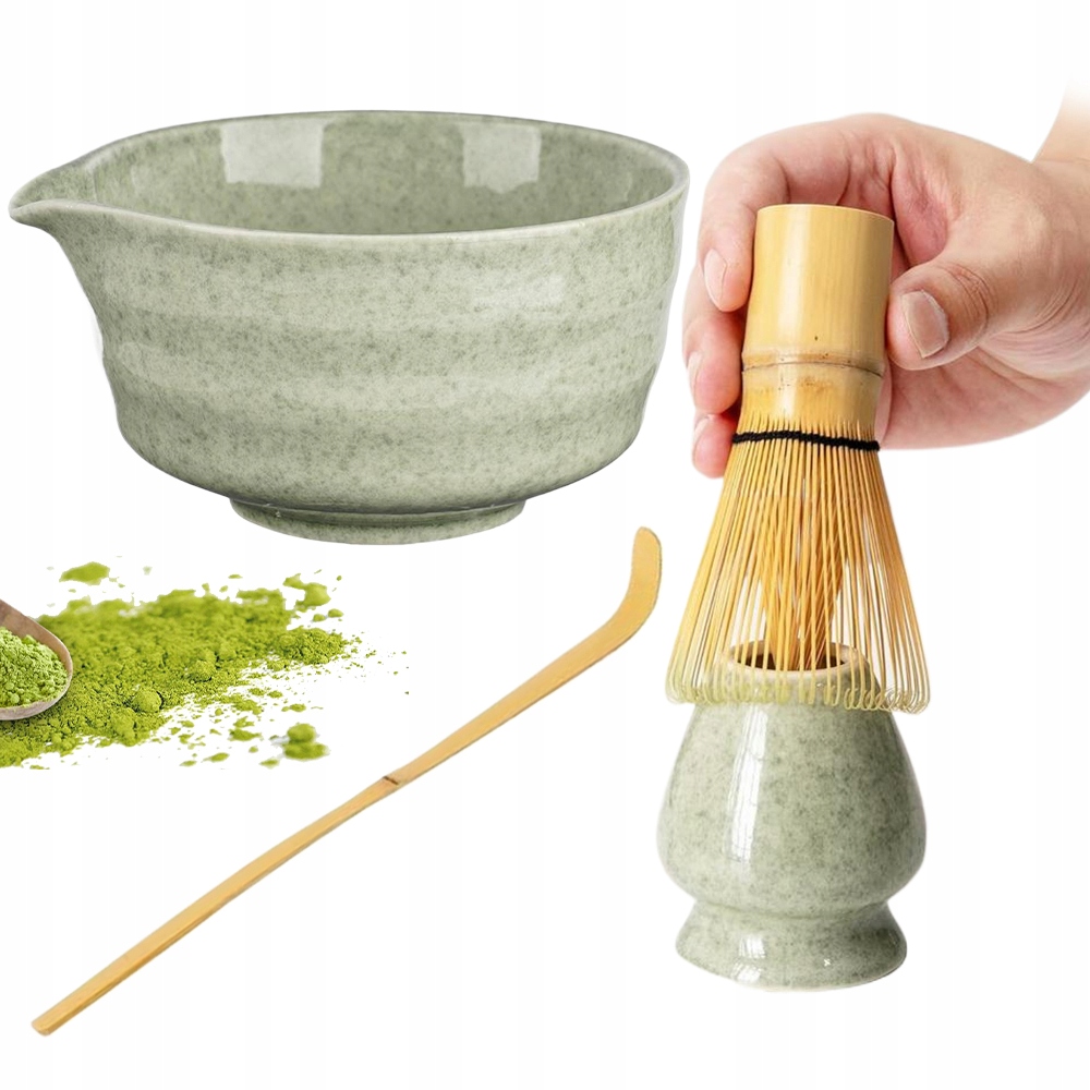 Zestaw Do Herbaty Matcha Narzędzie Do Matchy Z Uchwyt Ceramicznym 4 Szt