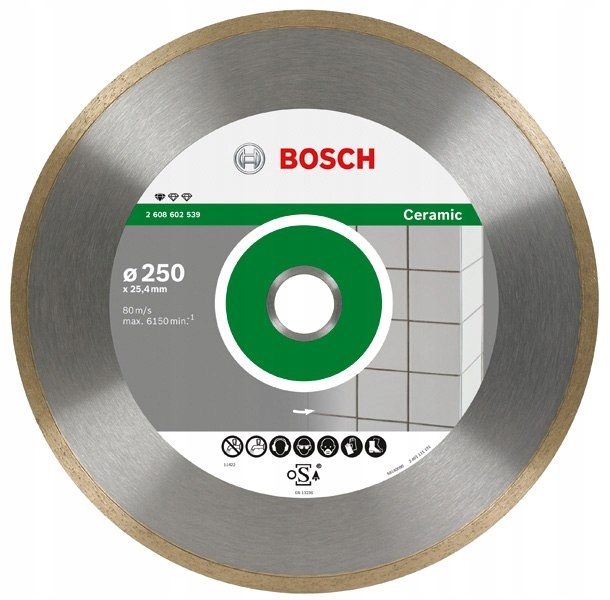 Bosch Diamantový Kotouč 200x25,4 Plný Ceramic