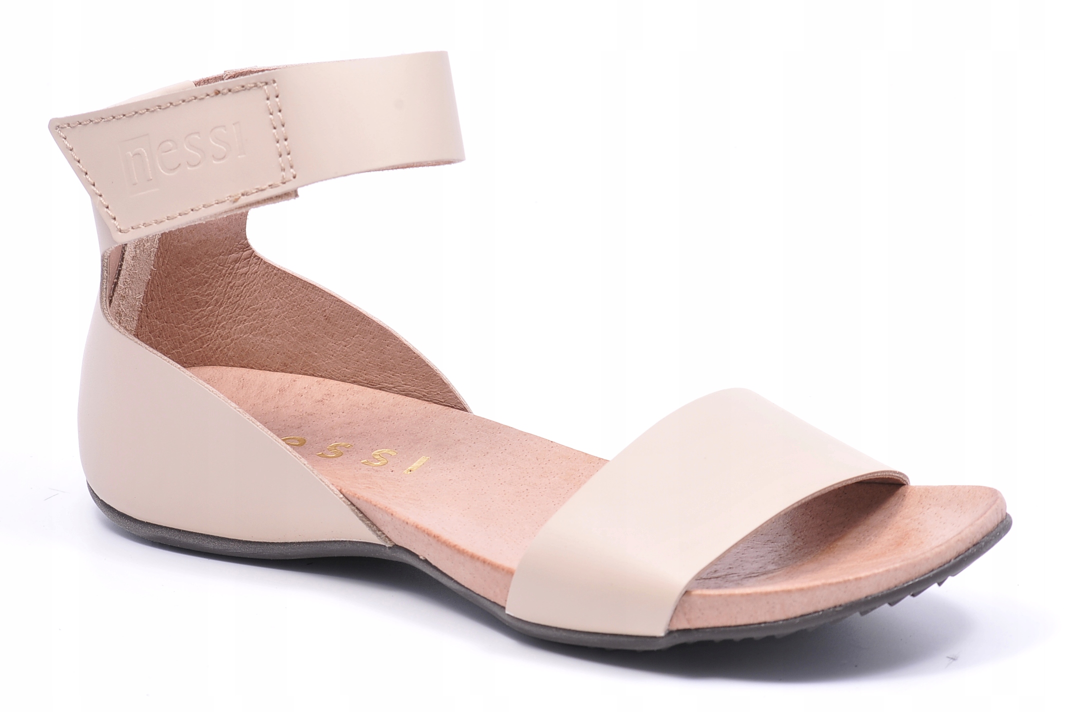 Sandál Nessi 50004 Béžový 128 Velikost 37