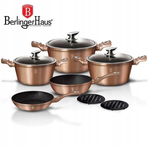 Zestaw garnków 10 cz. Metallic BerlingerHaus 1220N