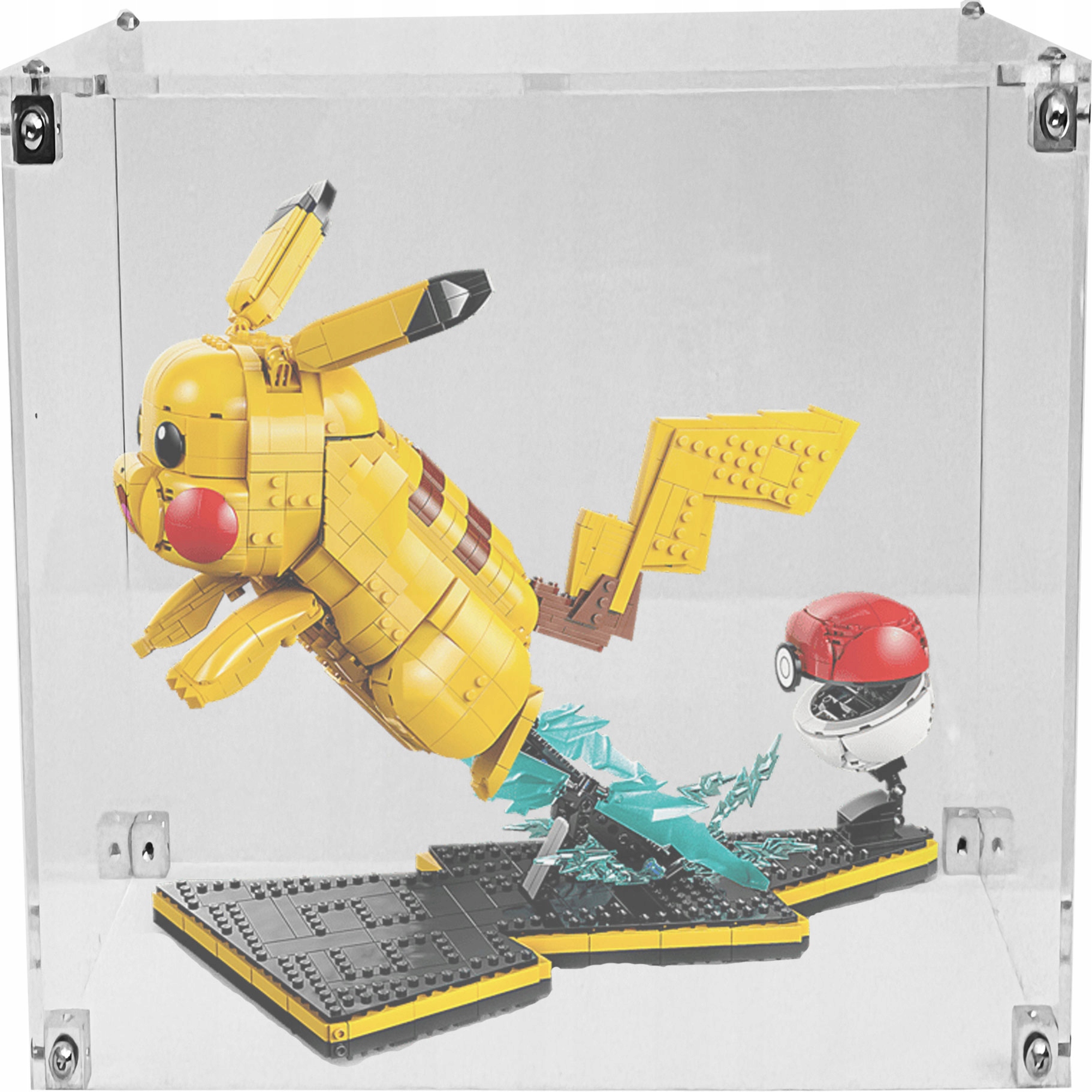 Vitrína Drewlandia pro stavebnici Lego 72152 Pokémon Pikachu a Pokéball