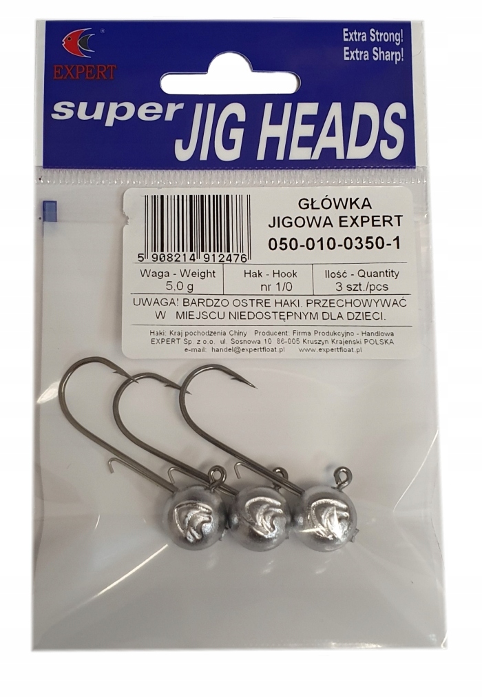 Główka jig wire Expert 5g hak nr 4/0