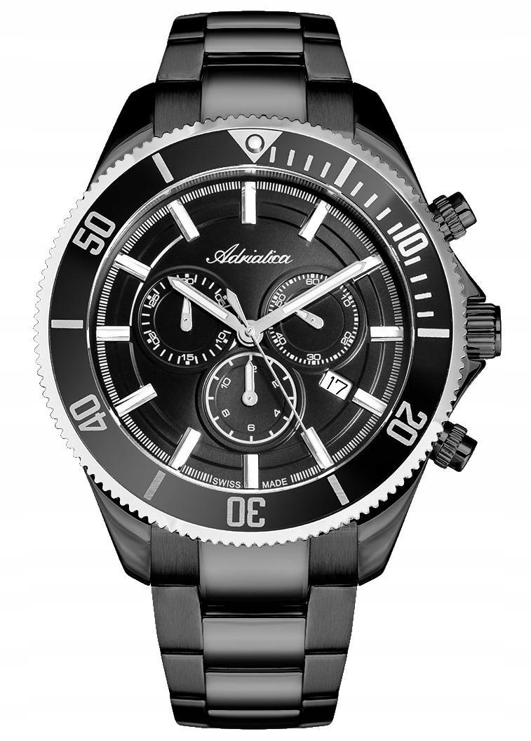 Nový Originální Pánské Hodinky Adriatica A1139.S116CHN chronograf