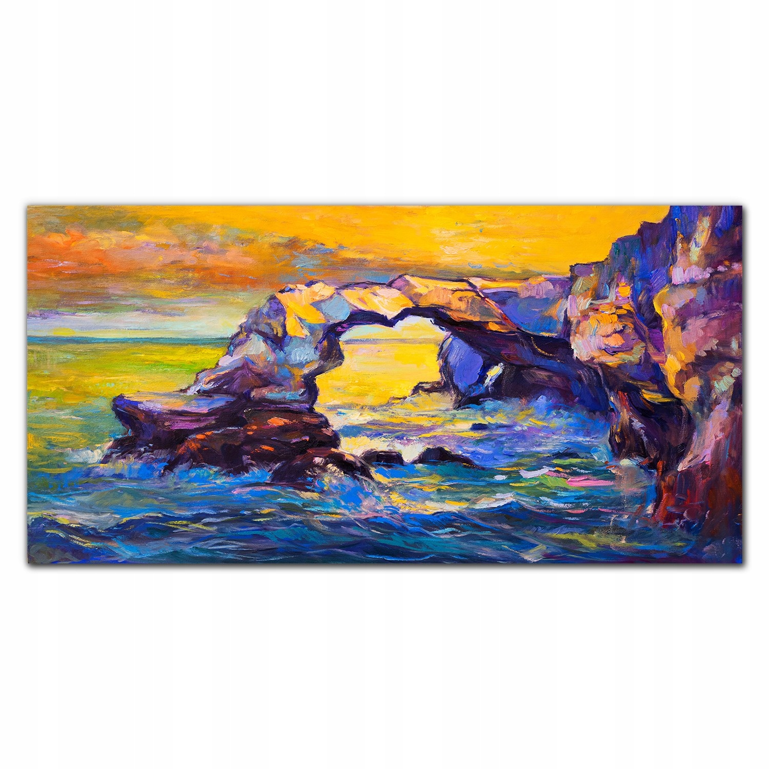 Fotoobraz na ráme plátno Západ slnka 140 x 70 cm