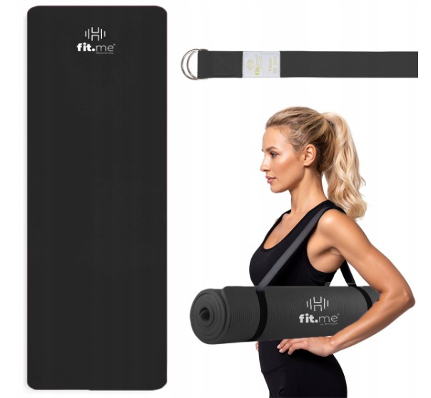 Mata do ćwiczeń Fitness Joga 1,5 cm gruba karimata gimnastyczna miękka
