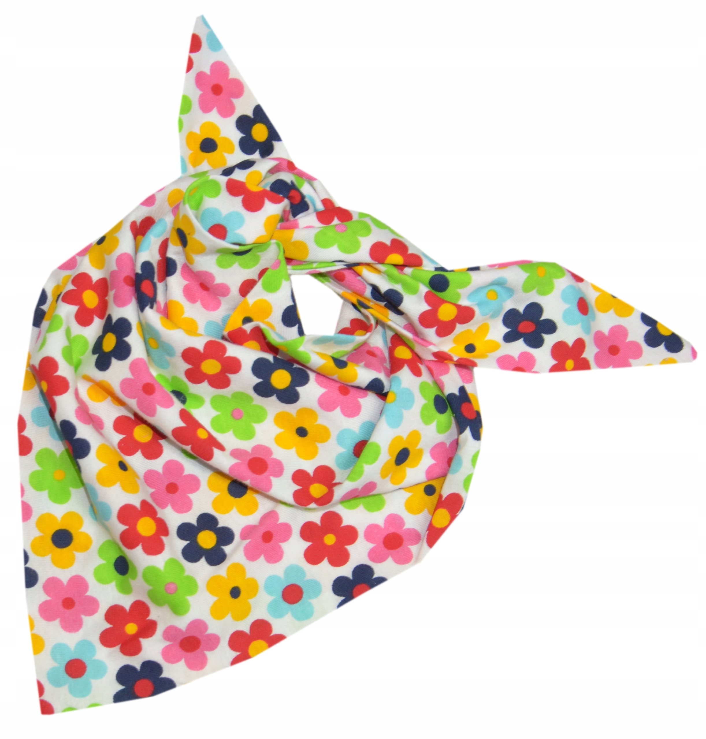 

chusta chustka bandana apaszka margaretki granat
