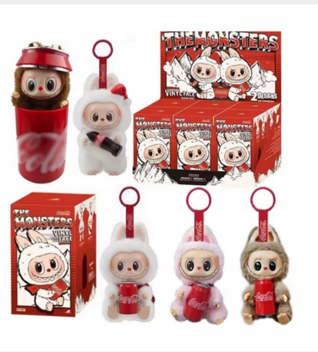 LABUBU Coca-Cola THE MONSTERS 3個 Oryginalne Labubu The Monsters Coca - Cola Series