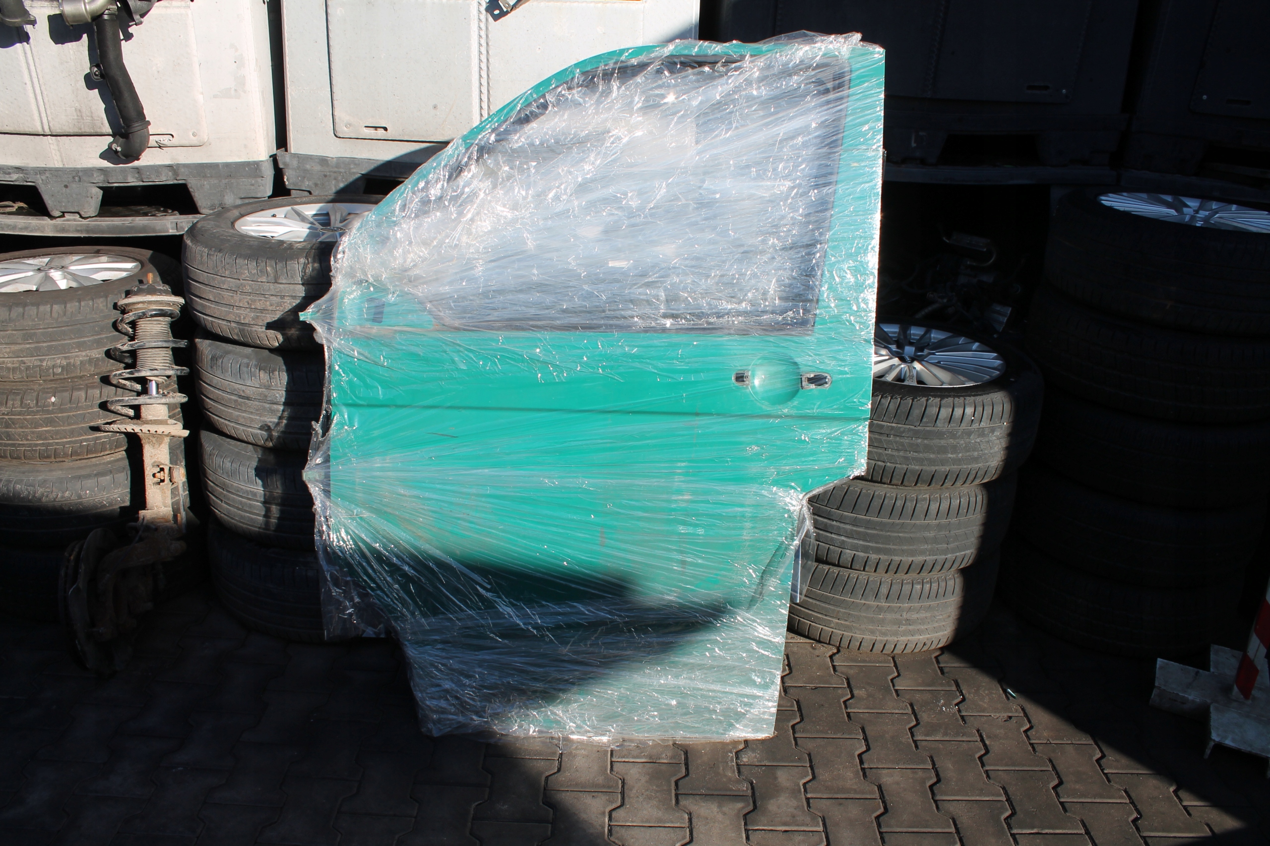 door left VW T5 T6 green
