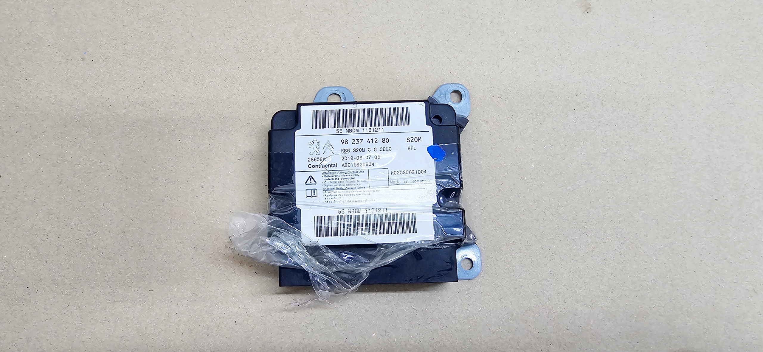 Moduł sensor poduszek Citroen Berlingo IV Sprawny