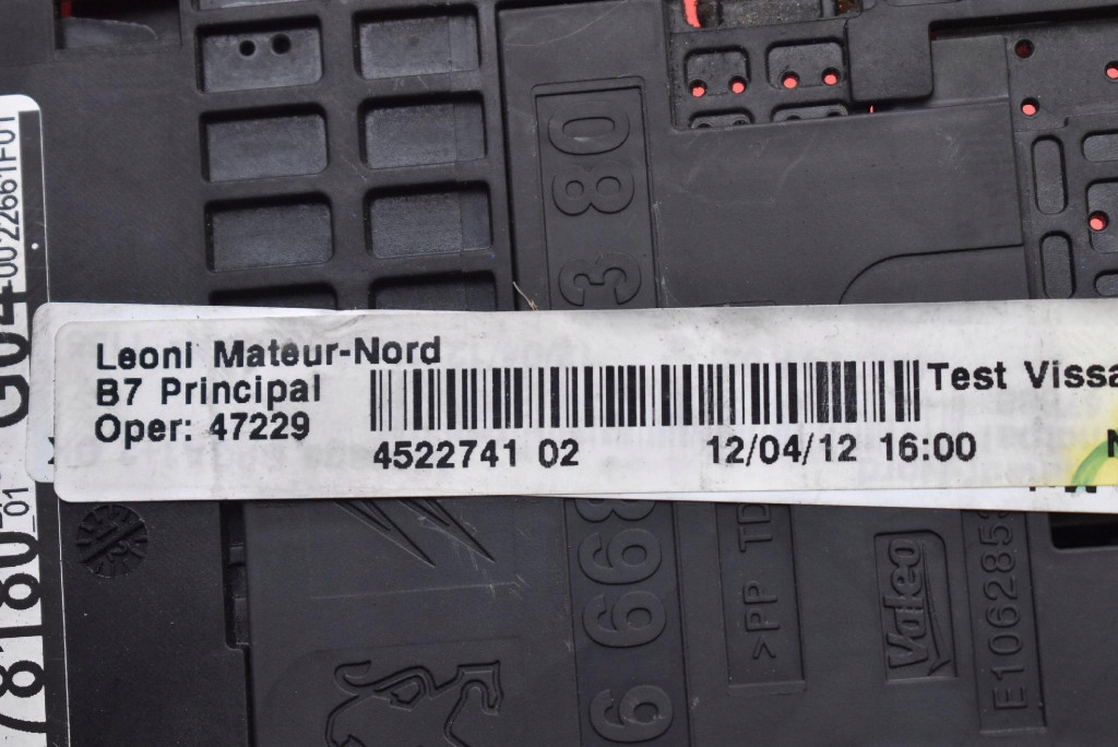 control unit voltage module 9665878180 CITROEN C4 2 II 1.6 VTI 120 KM 10-17