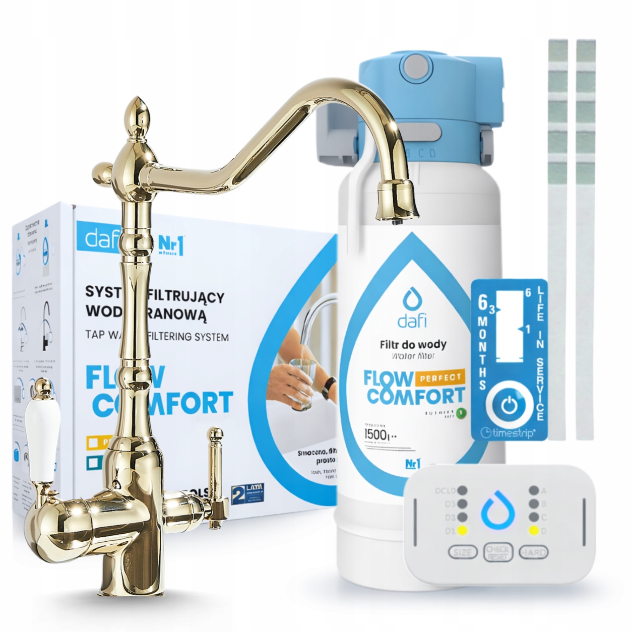 Kuchyňský Kohoutek Na Vodu Retro A Filtr Pod Dřez Dafi Flow Comfort D-1