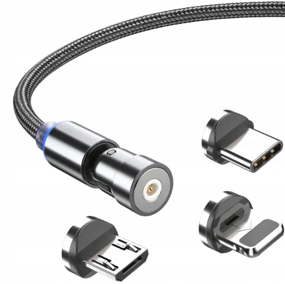 kabel usb c szybkie ładowanie magnetyczny kabel usb c kątowy micro usb