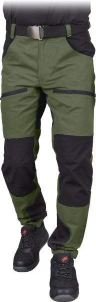 Spodnie męskie robocze Outdoorowe Joggery do pasa Hobber kolor Khaki r. 56