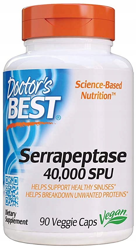

Doctor's Best Serrapeptase 40,000 Spu 90vcaps