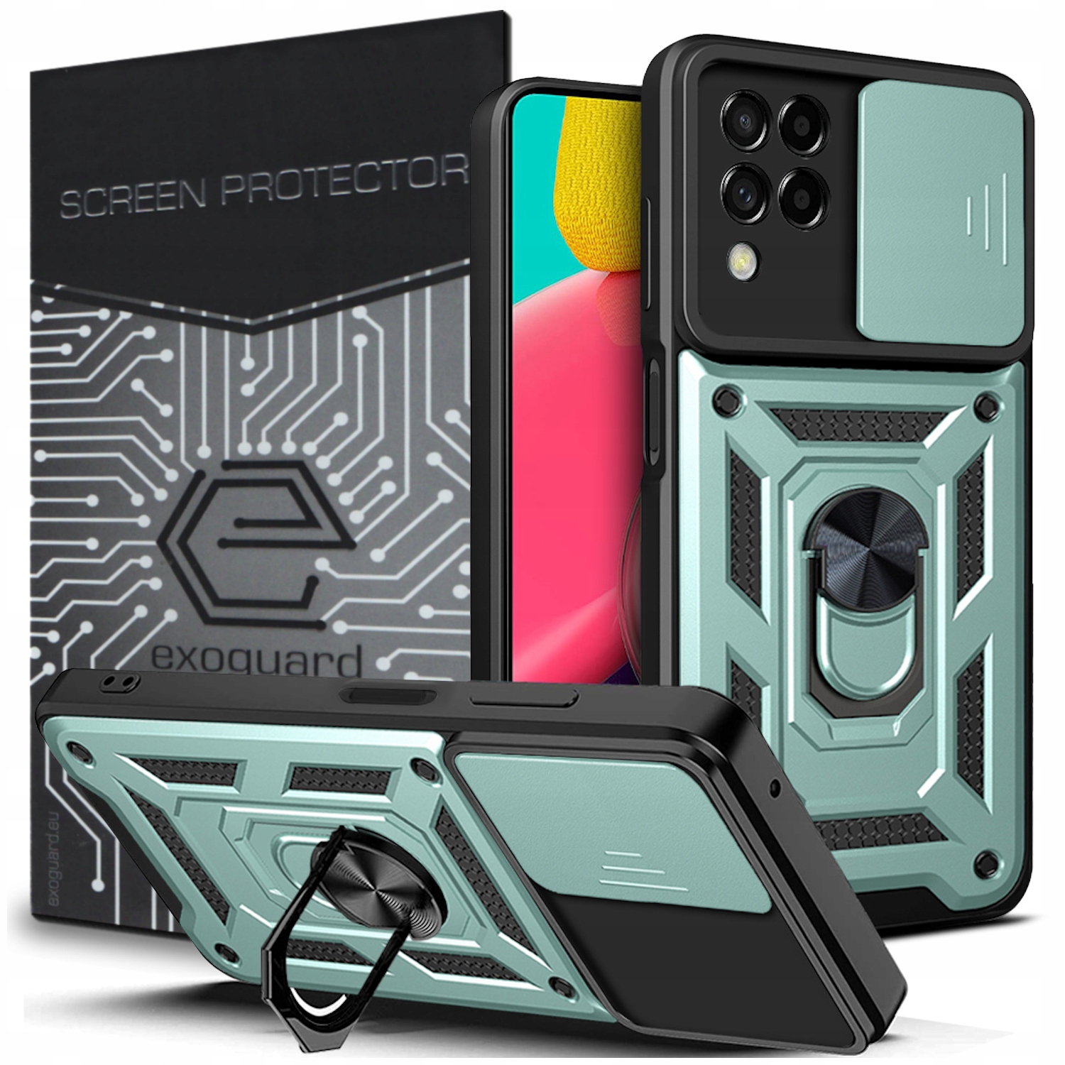 

Etui Pancerne Case+szkło do Samsung Galaxy M33 5G