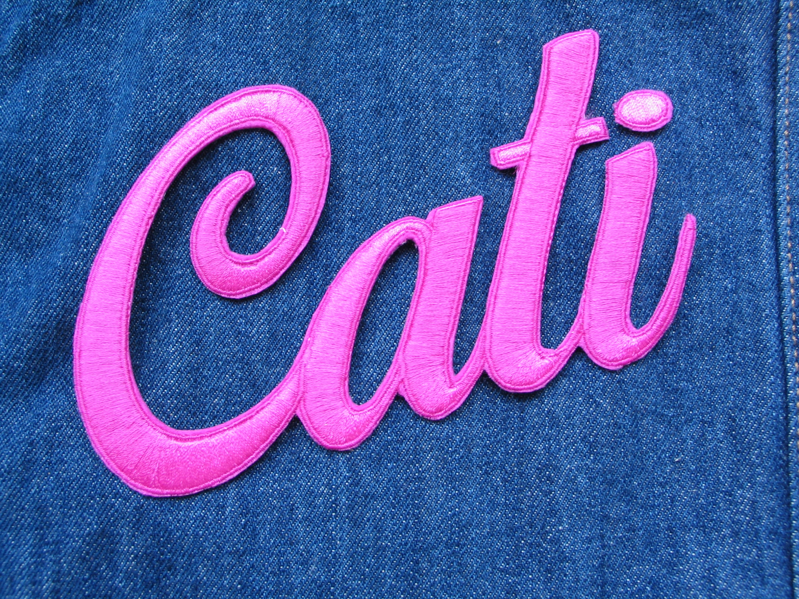 NASZYWKA termo naprasowanka aplikacja imię 4 cm Płeć uniseks