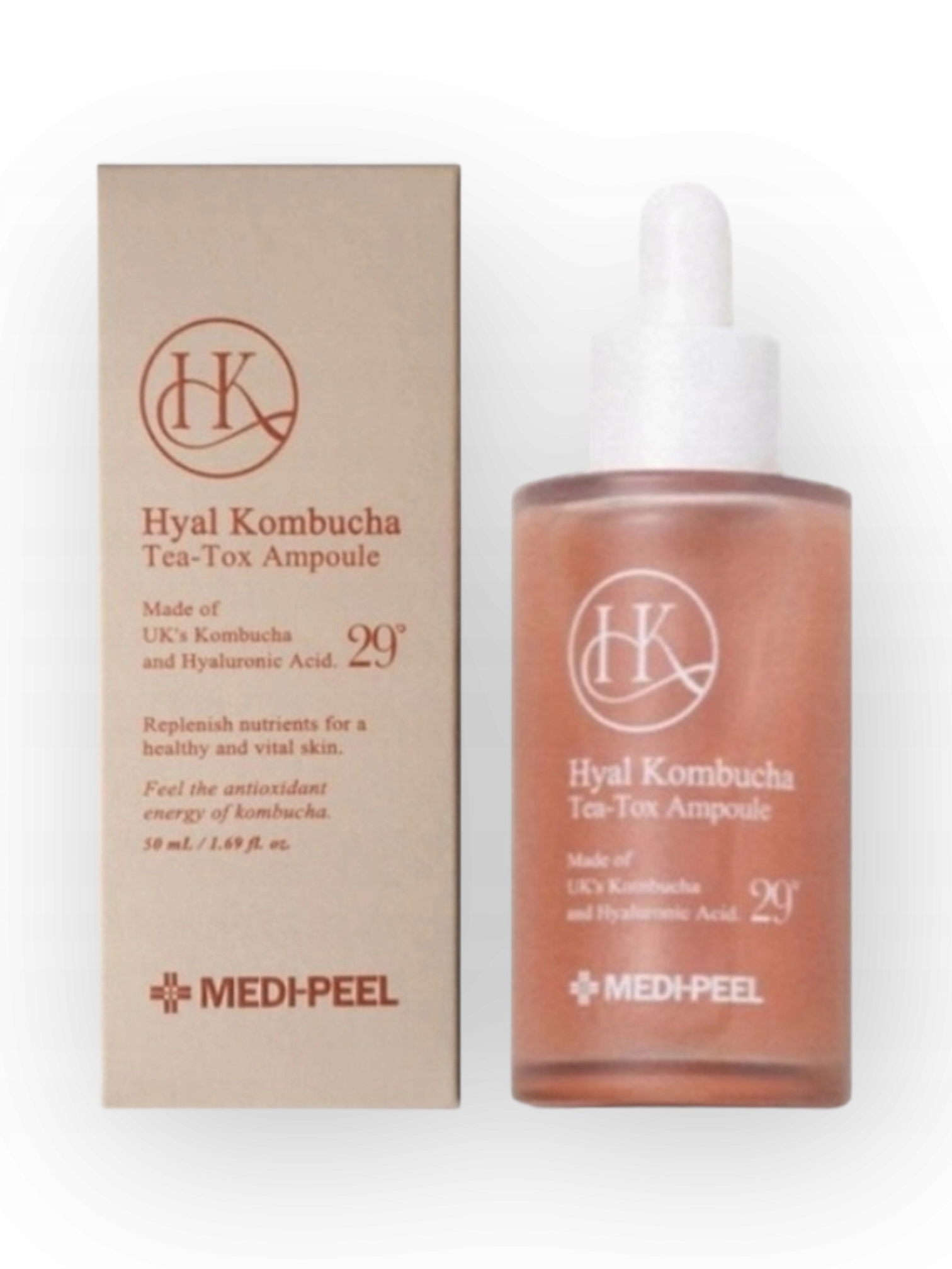 Medi-Peel Hyal Kombucha Tea-Tox Ampoule Revitalizující Ampule 70% Kombuchy