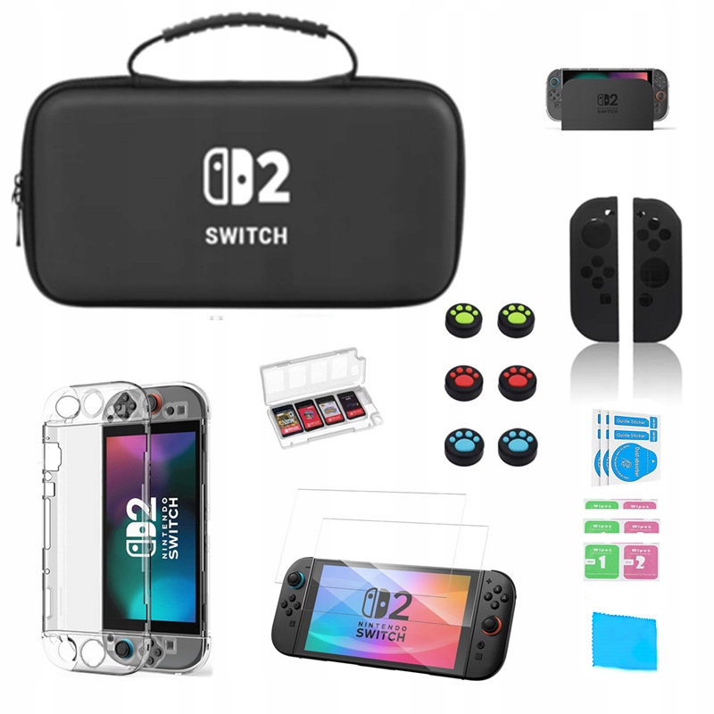 INF Etui premium Nintendo Switch 2 i torba do przechowywania akcesoriów