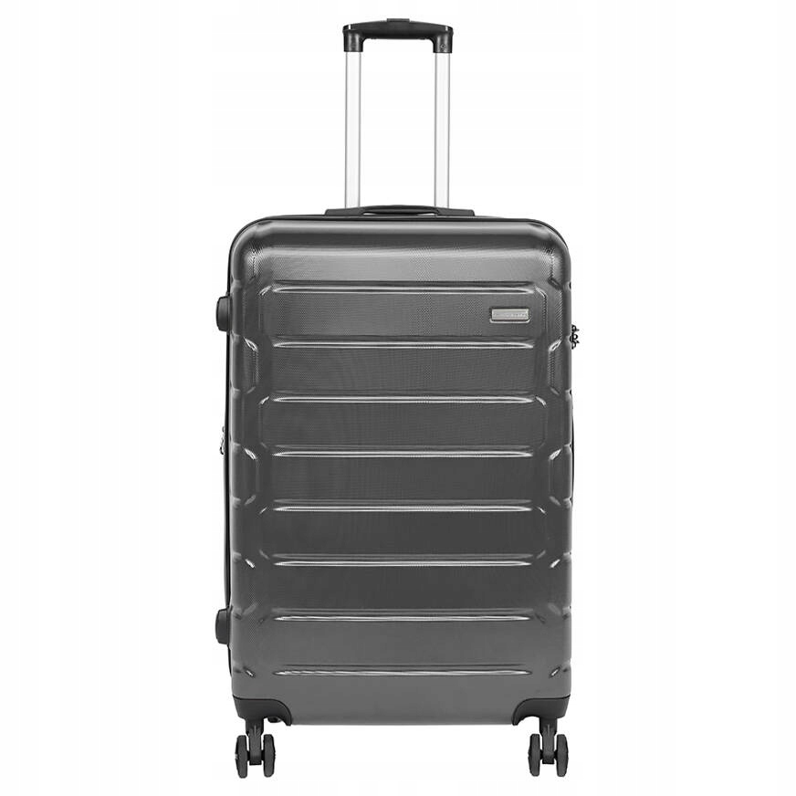 KMOPLET DWÓCH WALIZEK POSZERZANYCH DUŻA I MAŁA KABINÓWKA DO SAMOLOTU Wzór dominujący bez wzoru