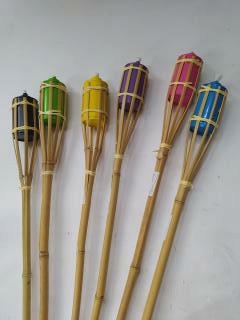 

Pochodnia bambusowa, mix 90 cm komplet 6 szt