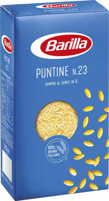 Barilla Těstoviny Puntine n23 500g