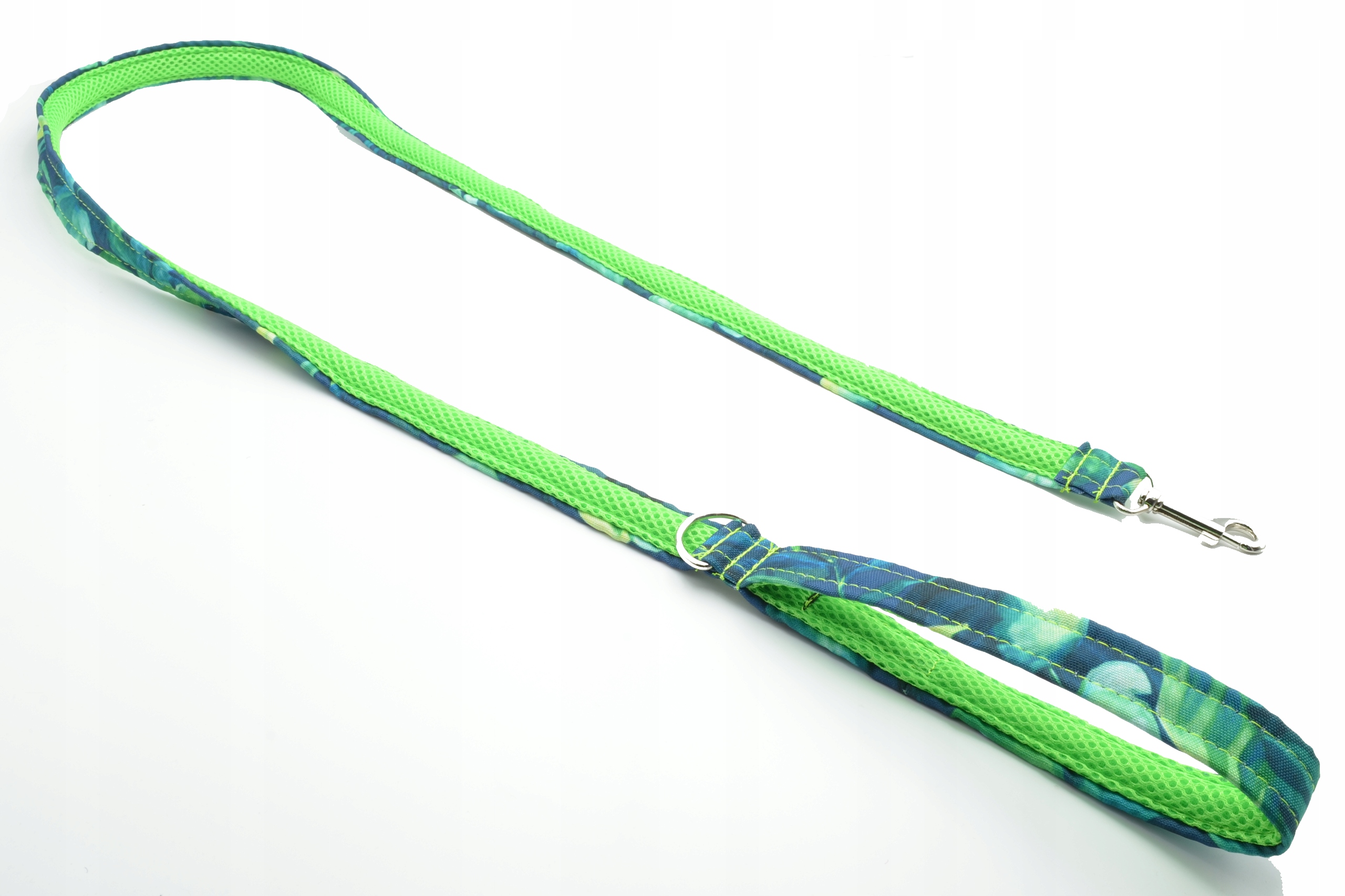 Levně Vodítko Pro Psa Rovná 1,5 M/2,5 CM, Vyztužená Karabina Nelson-x Floral CI