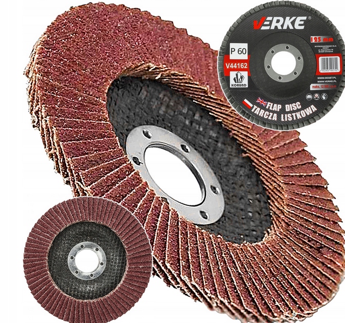 TARCZA DO SZLIFOWANIA LISTKOWA LAMELKA P60 VERKE