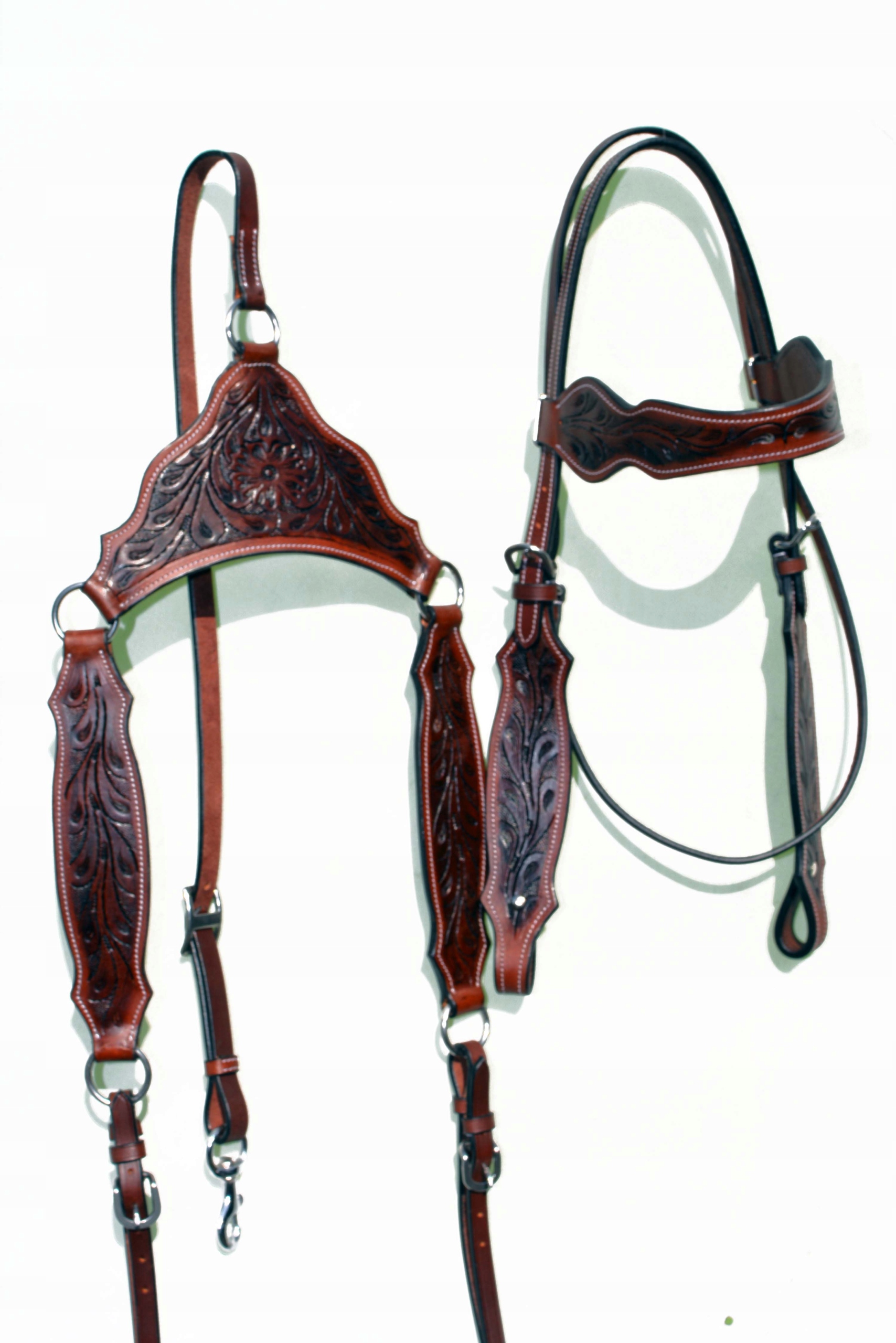 Ogłowie Western Z Usa+ Napierśnik Roz. Full /cob