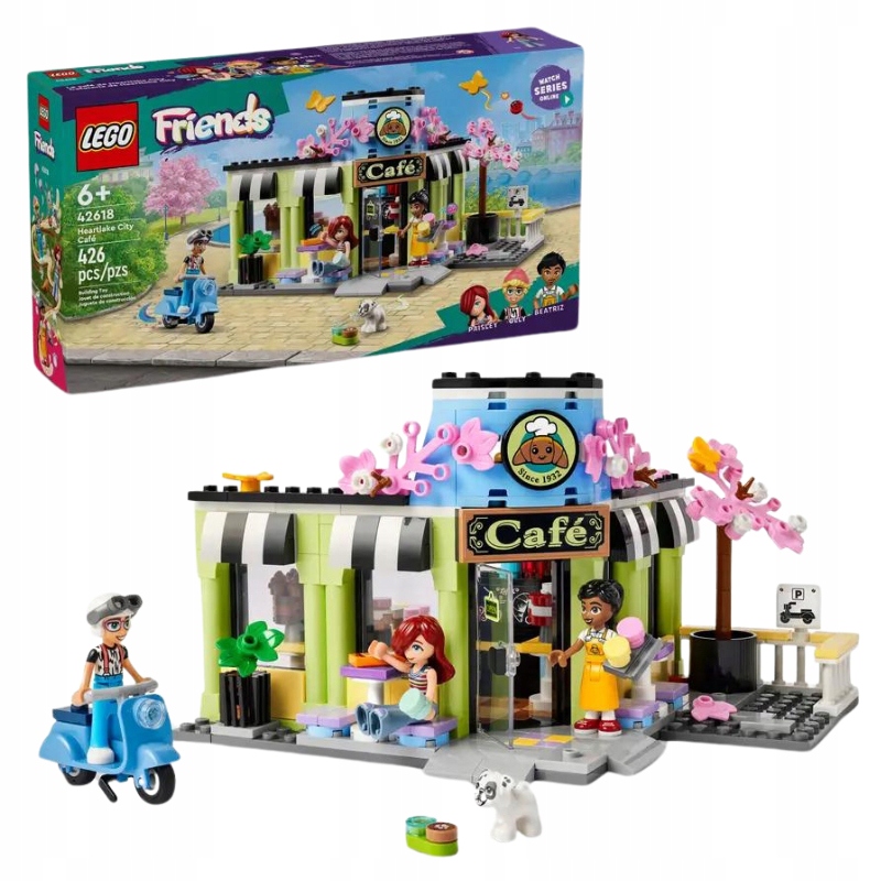 Lego Friends Kavárna V Heartlake Sada Kostek Figurky 426 Dílků 6+