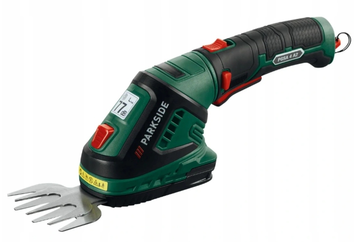 NOŻYCE DO ŻYWOPŁOTU TRAWY PARKSIDE AKUMULATOROWE Napięcie (V) 4 V