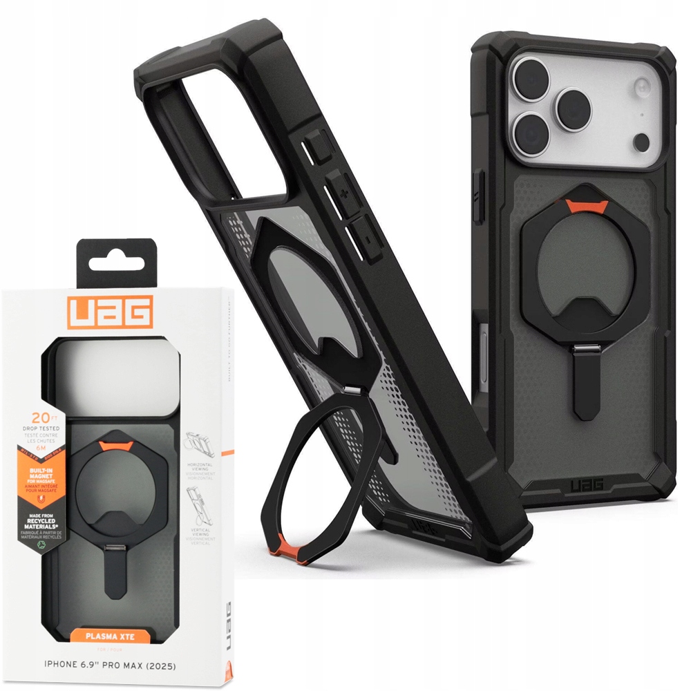Pouzdro Uag Plasma Xte s funkcí stojánku a MagSafe pro Apple iPhone 17 Pro Max