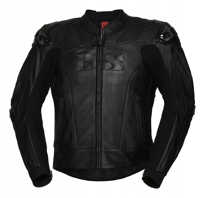 Ixs RS-1000 Športová Kožená Motocyklová Bunda S Hrbom Čierna veľ.52