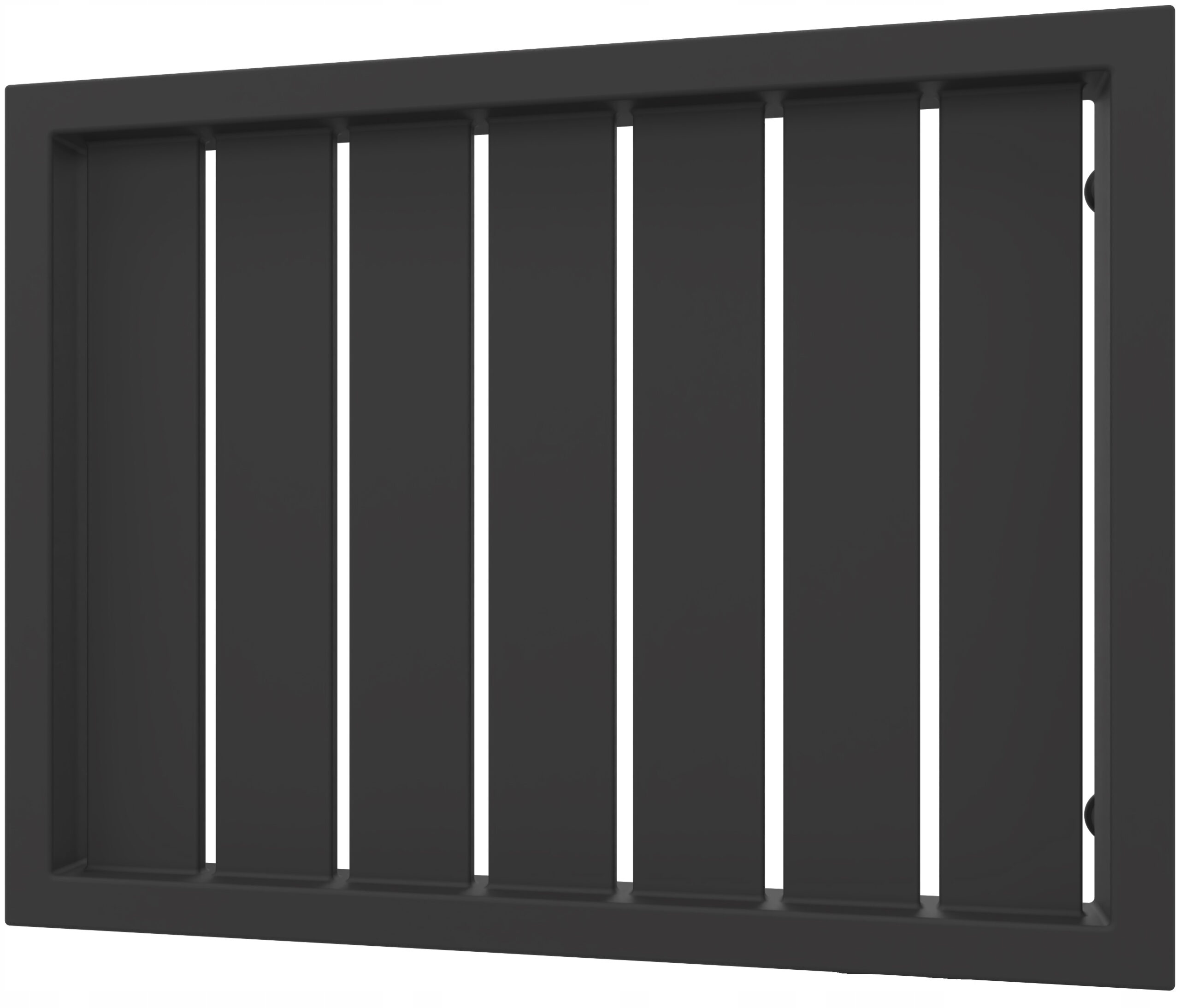 Dekoratívny Radiátor Bradone H480 L630 Čierny