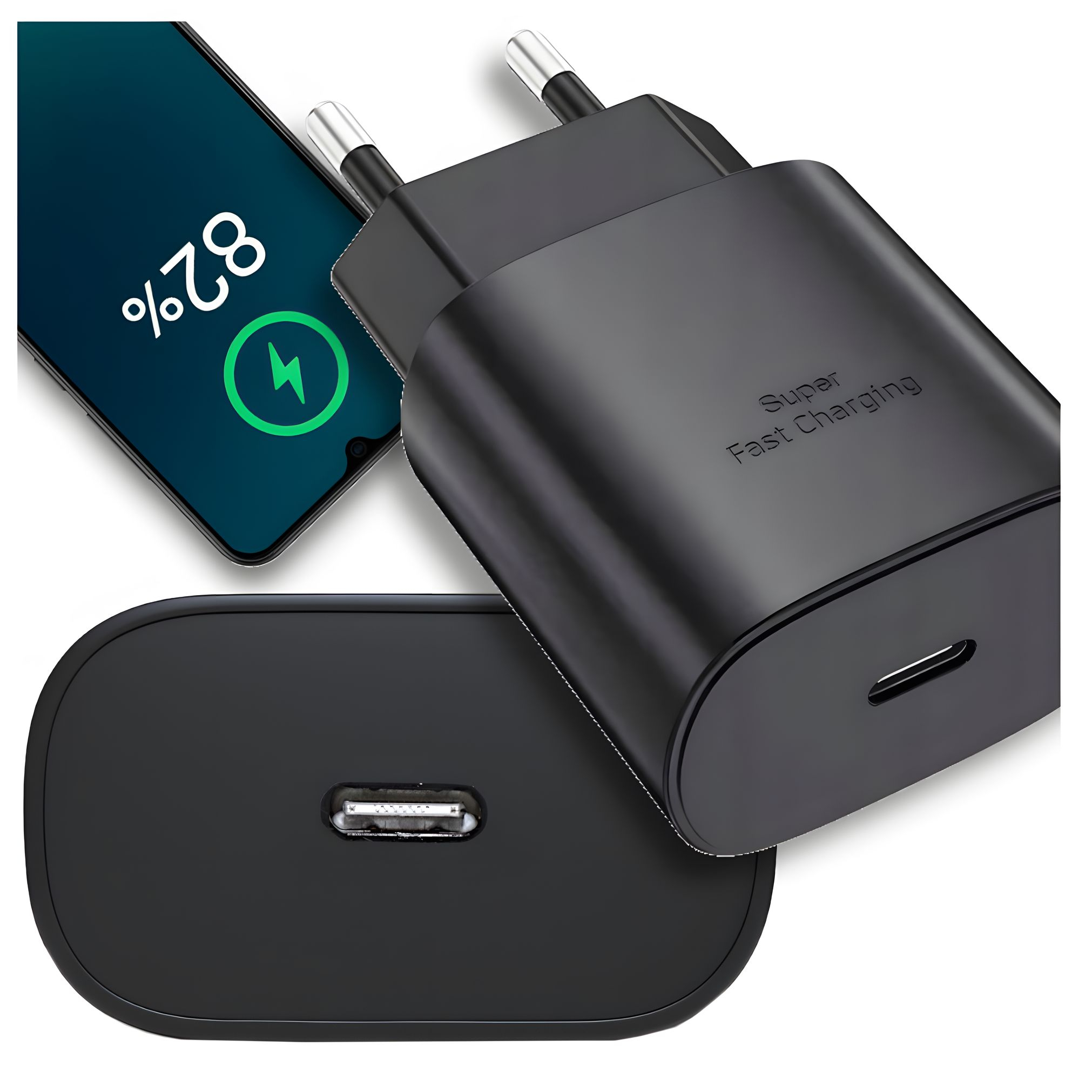 Szybka Ładowarka Sieciowa Telefonu Dla Samsung Kostka 25W Usb Typ C