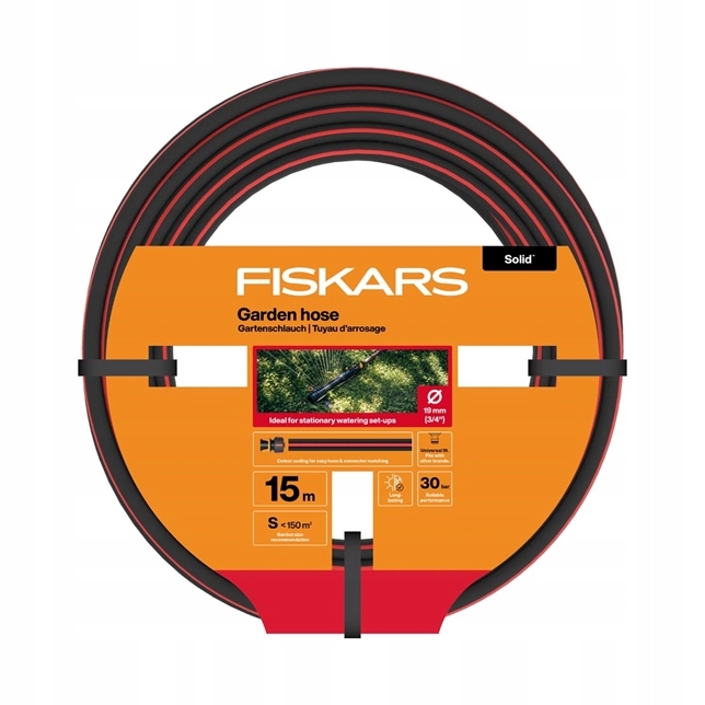 Fiskars Wąż Ogrodowy Solid 19MM 3/4"15M 1076061