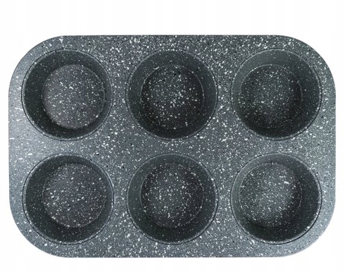 

Blacha Forma do Muffinek 6 Babeczek Pieczenie